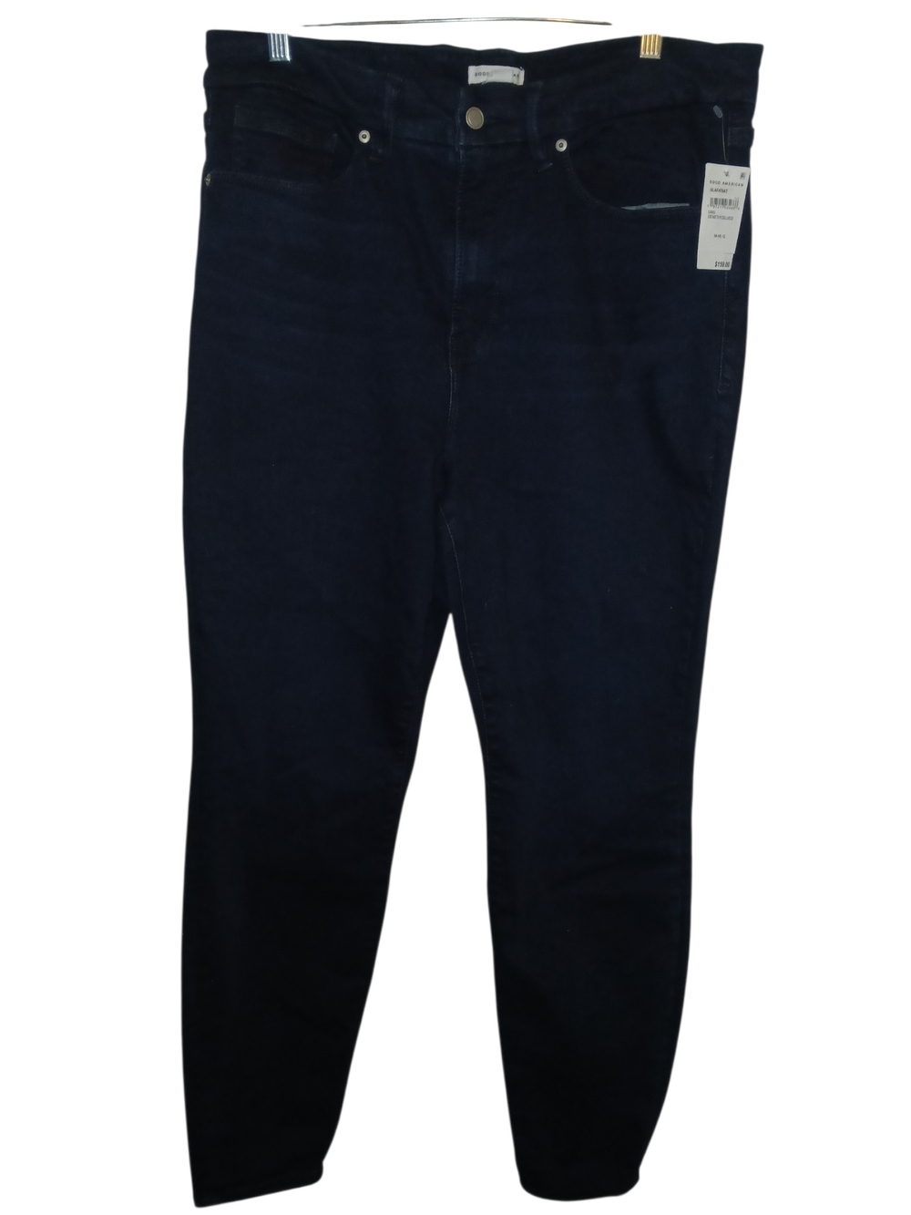 NWT Good American Dark Indogo Good Legs Jean Womens Size.14-18